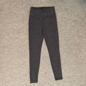 Athleta Charcoal Herringbone Leggings
